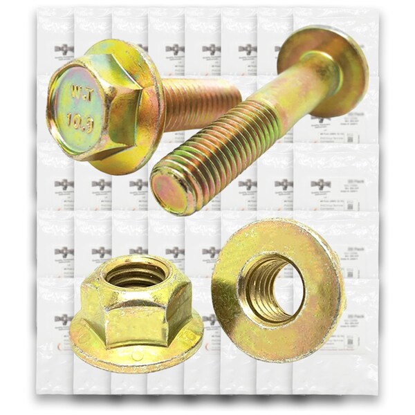 Boltsandnuts.Com Metric Class 10.9 Hex Flange Frame Bolts & Nuts Assortment - 369 PCS Assortment Kit #449 - main